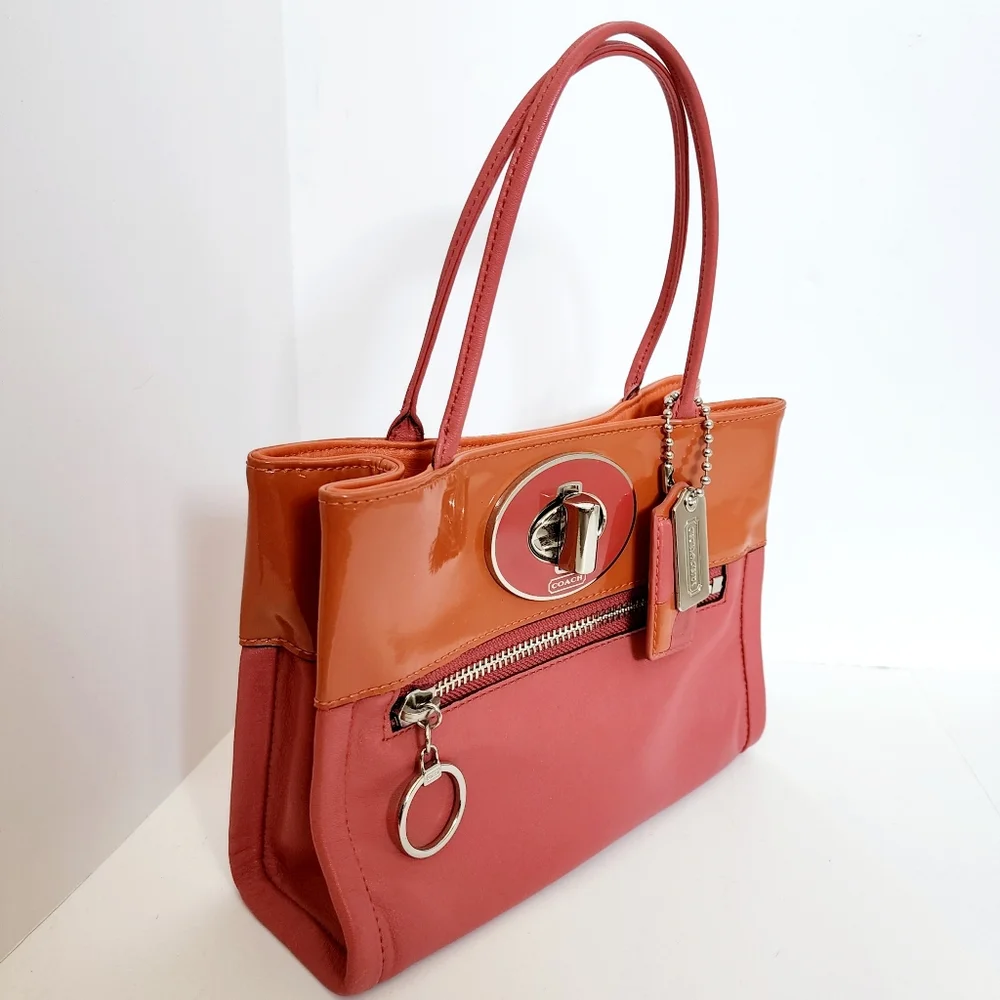 Rare Coach Bonnie Cashin Leather Mini Zip Tote 13856 - Picture 5 of 11